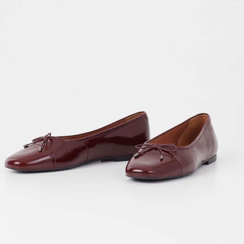 Vagabond Debbie Shoes Dark Red Patent Leather 39